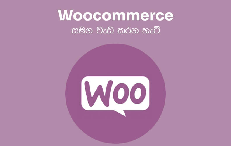 Woocommerce Beginners Guide Sinhala